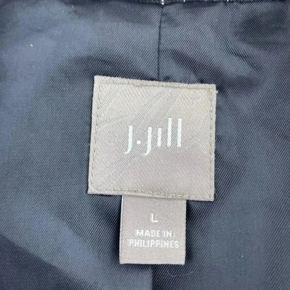 J. Jill Blazer Womens L Pinstripe 3669 - Picture 3 of 10